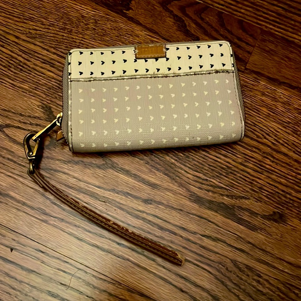 Fossil Heart Patterned Wallet - image 1